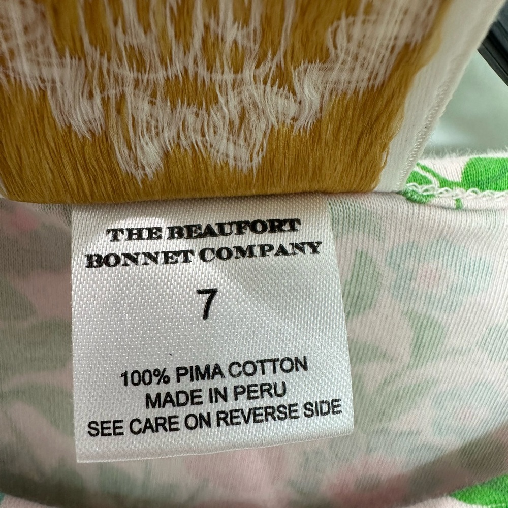 The Beaufort Bonnet Company Blue and Pink Kids Dress - Picture 8 of 9